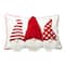 Glitzhome® 3D Heavy Cotton Knitted Gnome Throw Pillow